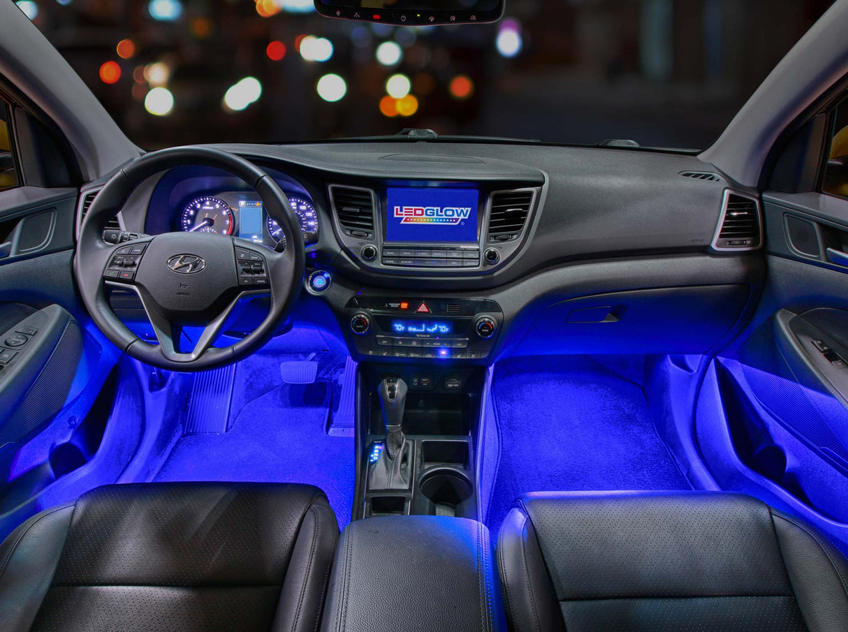 4pc Blue LED Interior Lighting Kit