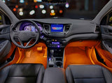 4pc Orange LED Interior Lighting Kit