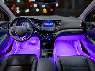 4pc Purple LED Interior Lighting Kit