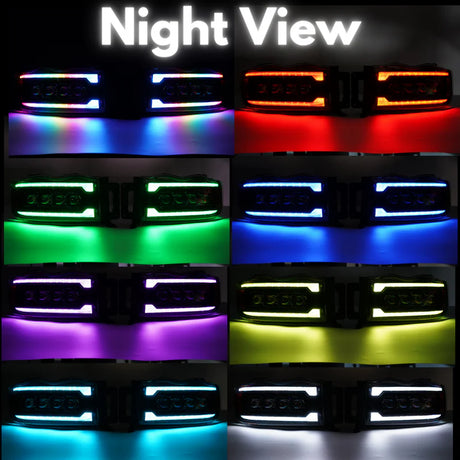 Dodge Ram HD: Multicolor Flow Series NOVA Headlights (2002-2005)