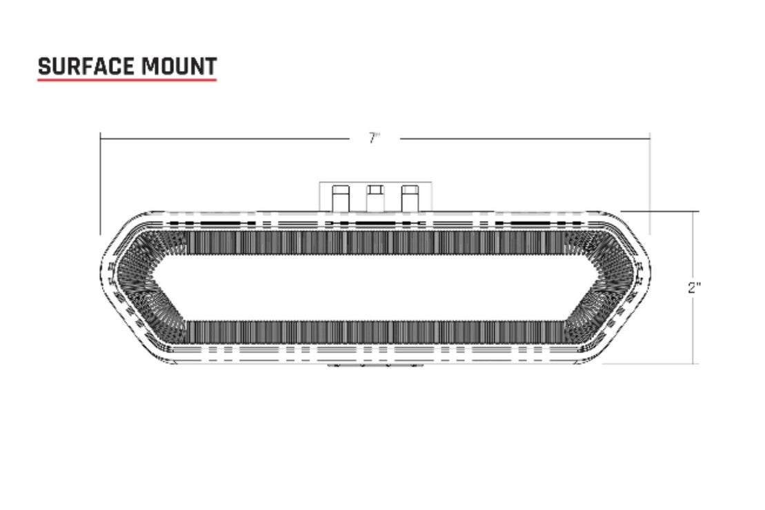 RIGID CHASE REAR-FACING LIGHT BAR