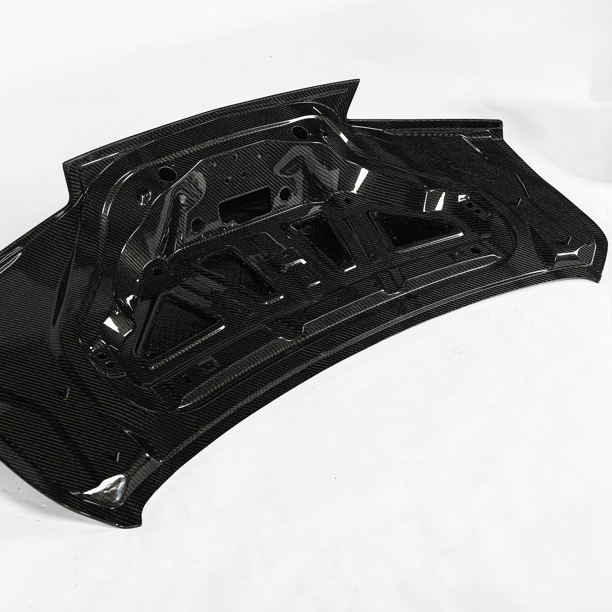 2016-2024 Camaro Type-X Double Sided Gloss Carbon Fiber Trunk W/ Integrated Spoiler