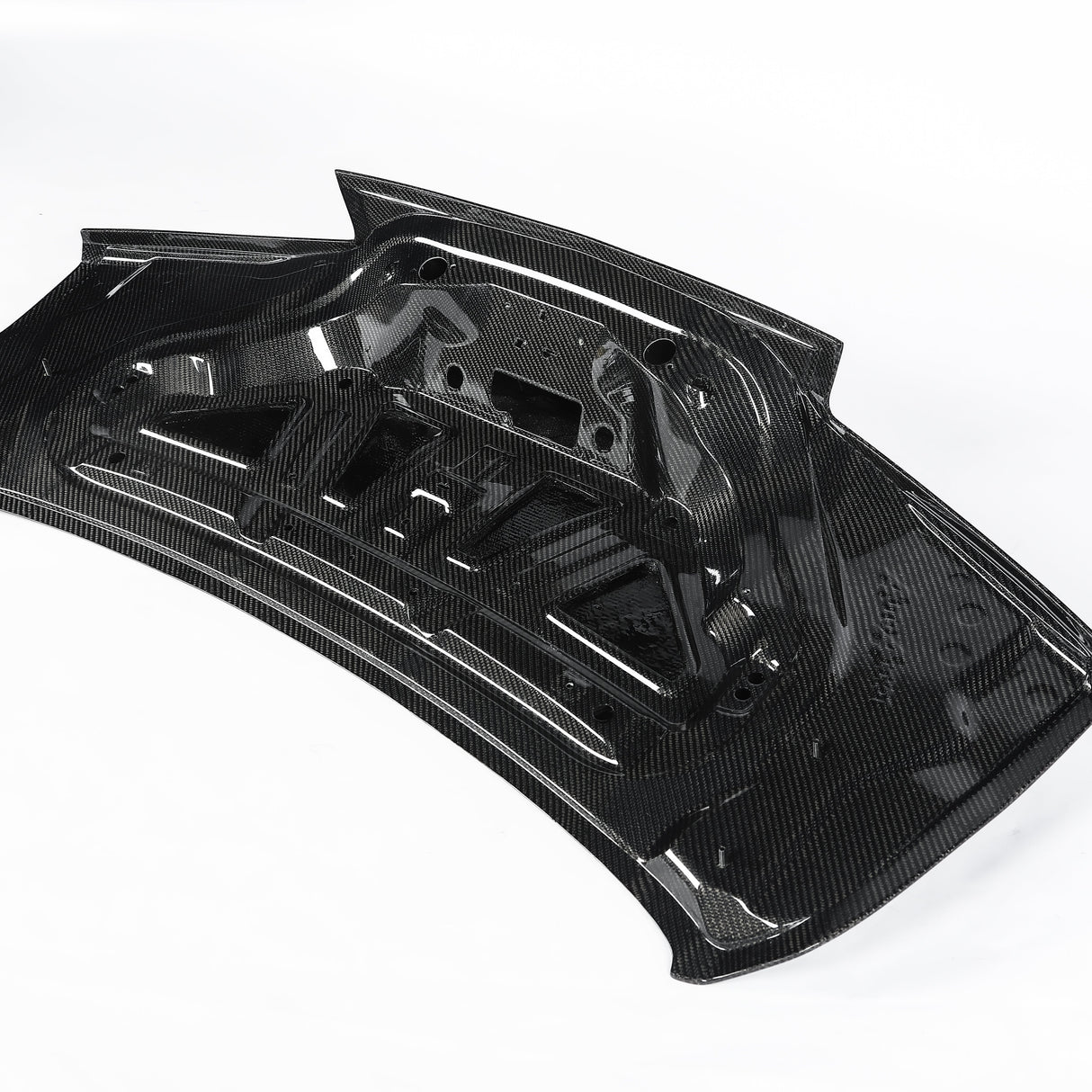 2016-2024 Camaro Type-X Double Sided Gloss Carbon Fiber Trunk W/ Integrated Spoiler