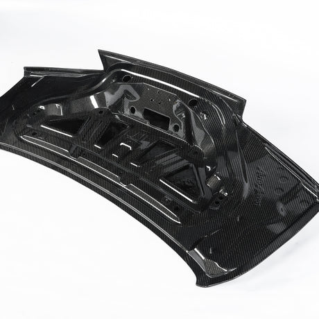2016-2024 Camaro Type-X Double Sided Gloss Carbon Fiber Trunk W/ Integrated Spoiler