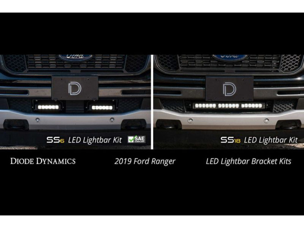 BUMPER-MOUNT LED LIGHT BAR KIT: 19-23 FORD RANGER