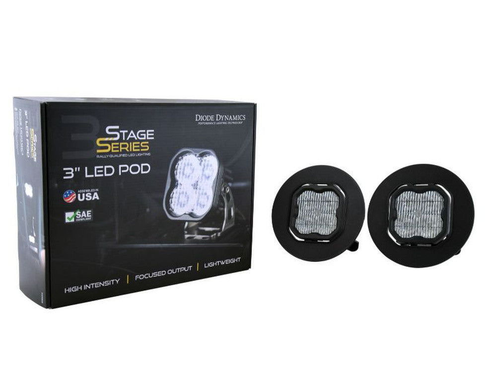 SS3 LED Fog Light Kit for 2007-2013 GMC Sierra 1500