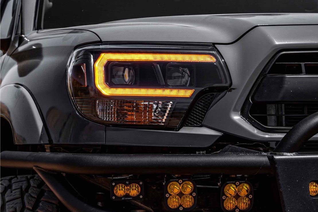 TOYOTA TACOMA (12-15): XB HYBRID LED HEADLIGHTS (AMBER DRL)