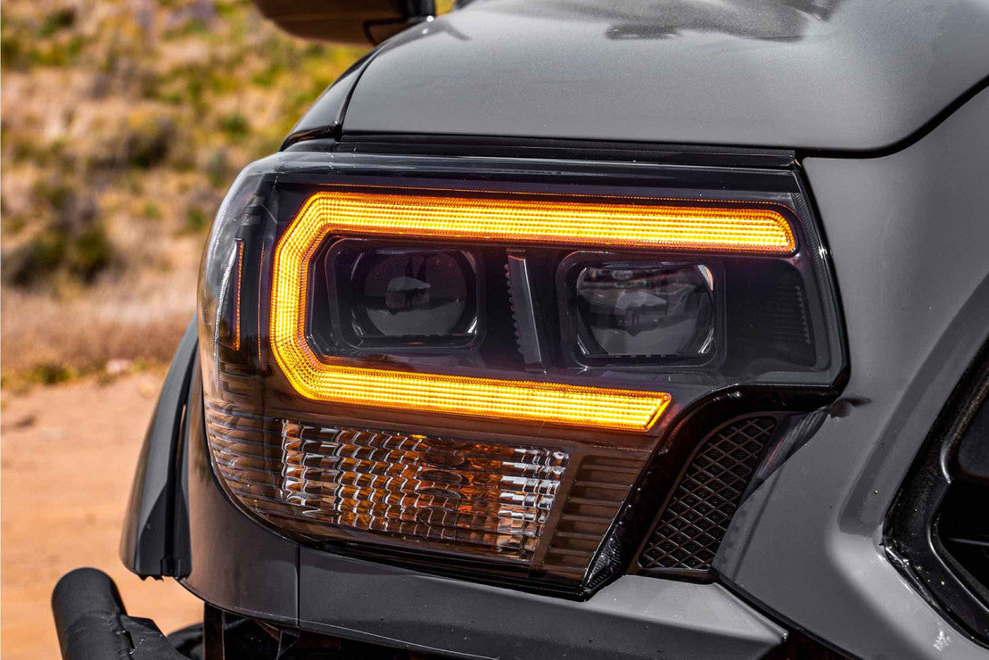 TOYOTA TACOMA (12-15): XB HYBRID LED HEADLIGHTS (AMBER DRL)