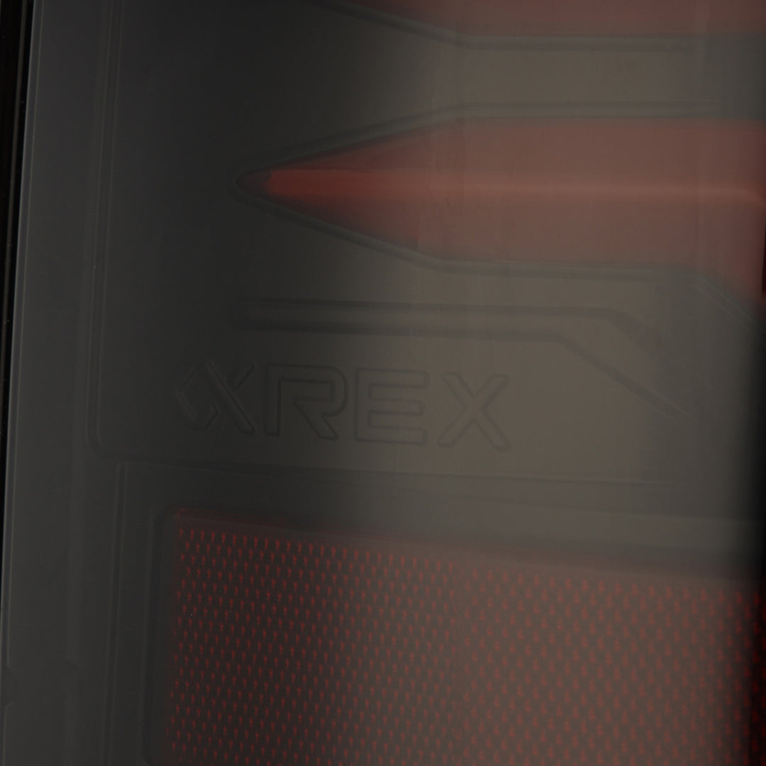 07-13 GMC Sierra LUXX-Series LED Tail Lights Black Red