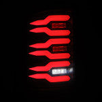 07-13 GMC Sierra LUXX-Series LED Tail Lights Black Red