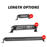 6"-10"-20" Auxiliary Driving High Beam SAE LED Razor Light Bar