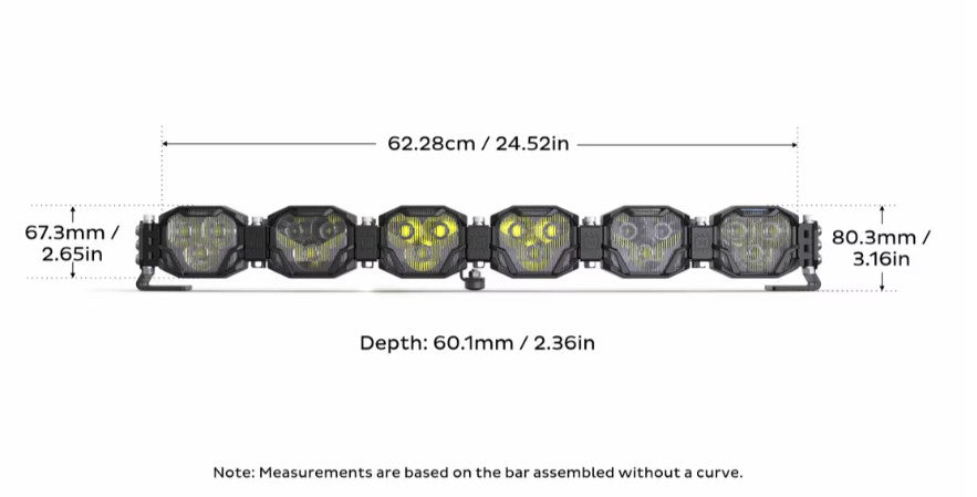 4Banger Bar: 6 Pod / 24.5"