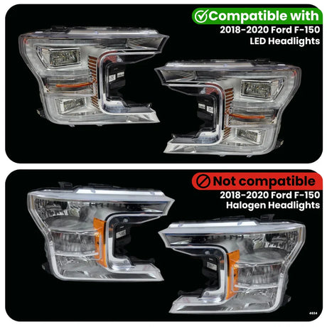 Ford F150 Plug-N-Play Harness For LED Headlights (2018-2020)