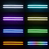 Universal Flexible DRL Tube Diffused Strips | Multicolor