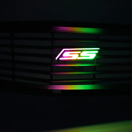 SS LED Emblem Badge: Multicolor Flow (for Chevrolet)