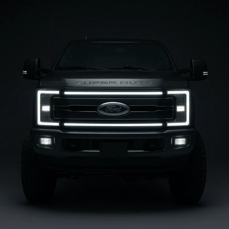 2017-2019 Ford F-250/F-350/F-450/F-550 “Ghost” LED Grille Light Kit – KR,LARIAT,XLT, XL
