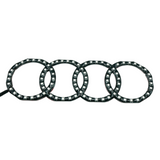 Audi Black/White LED Start Up Logo - 273mm Only