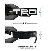 TRD : Illuminated Multicolor Flow LED Badge | Lit Logos