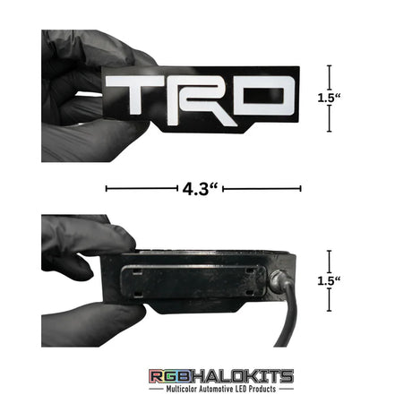 TRD : Illuminated Multicolor Flow LED Badge | Lit Logos