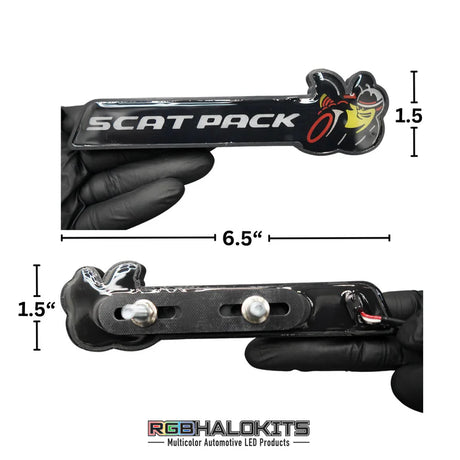 Scatpack LED Emblem Badge (Multicolor Flow)