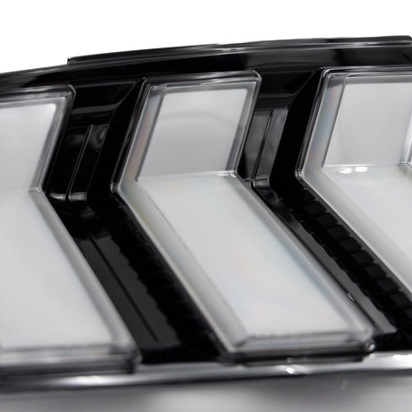 2015-2023 Mustang S550 Euro Taillights S650 Style RGB (Clear/Smoked)