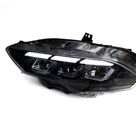 2018-2023 Ford Mustang Projector Headlights S650 Style LED Amber Sequential Turn Signals