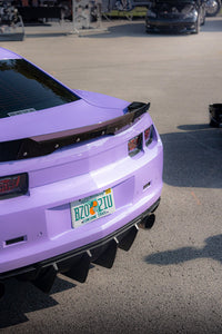 2010-2013 Chevy Camaro Evo Style Shark Fins Rear Diffuser Quad/Single Tips