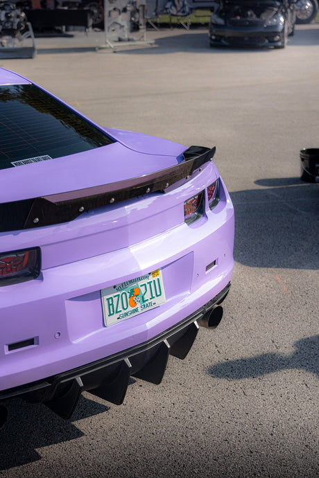2010-2013 Chevy Camaro Evo Style Shark Fins Rear Diffuser Quad/Single Tips