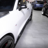 2016-2025 Chevy Camaro Evo Style Gloss Black Side Skirt Rockers SS/RS/LT