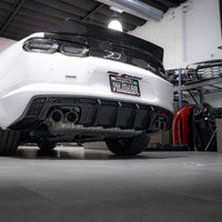 2016-2025 Chevy Camaro Evo Style Shark Fins Rear Diffuser Quad/Single Tips SS/RS/LT & ZL1 w/ Smoke Reflectors