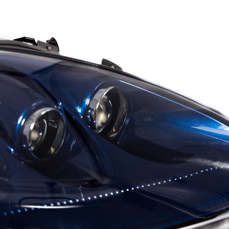 2005-2013 Corvette C6 Type-OE Style Painted Housing Headlights Pair