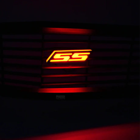 SS LED Emblem Badge: Multicolor Flow (for Chevrolet)