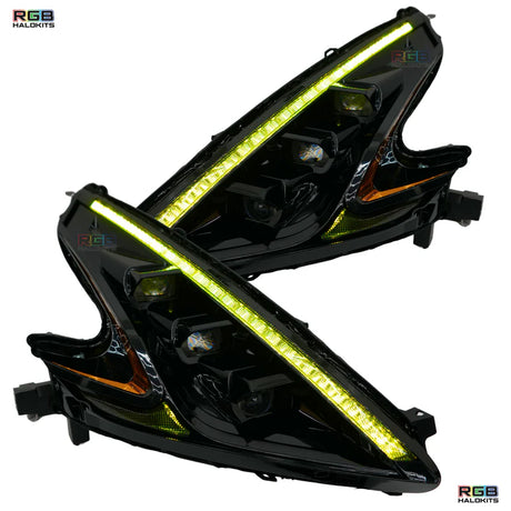 Nissan 370Z: Multicolor Flow Series Headlights (2009-2021) | XB Morimoto