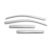 Color-matched low-profile rain guards painted to factory paint code