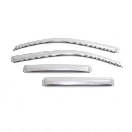 Color-matched low-profile rain guards painted to factory paint code