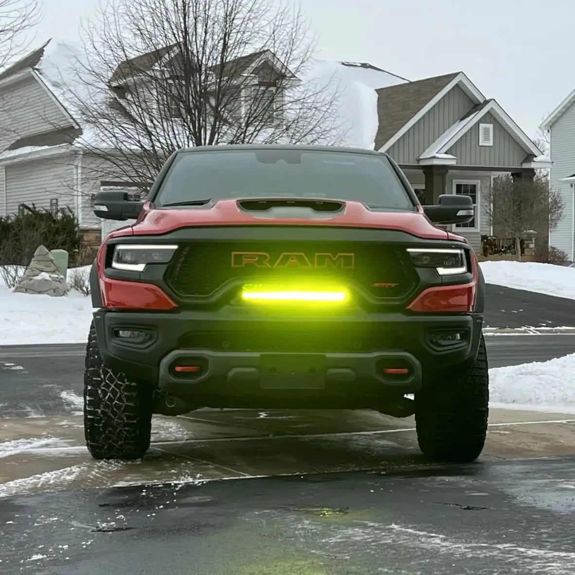 2019-2025 RAM REBEL/TRX/RHO FRONT BUMPER FLUSH LED LIGHT BAR