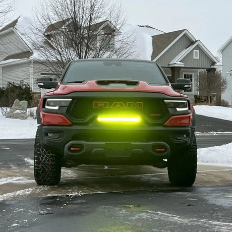 2019-2025 RAM REBEL/TRX/RHO FRONT BUMPER FLUSH LED LIGHT BAR