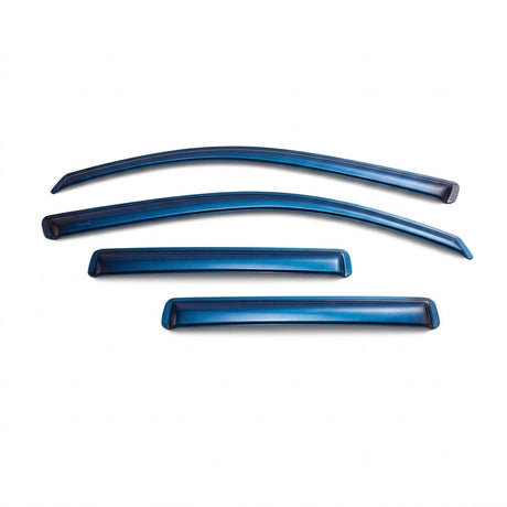 Color-matched low-profile rain guards painted to factory paint code