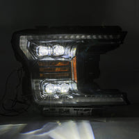 18-20 Ford F150 NOVA-Series LED Projector Headlights Black