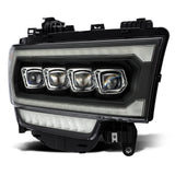 19-24 Ram 2500/3500/4500/5500 NOVA-Series LED Projector Headlights Black