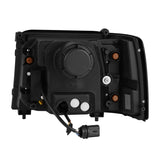 92-96 Ford F-Series/Bronco LUXX-Series LED Projector Headlights Chrome