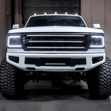 92-96 Ford F-Series/Bronco LUXX-Series LED Projector Headlights Chrome