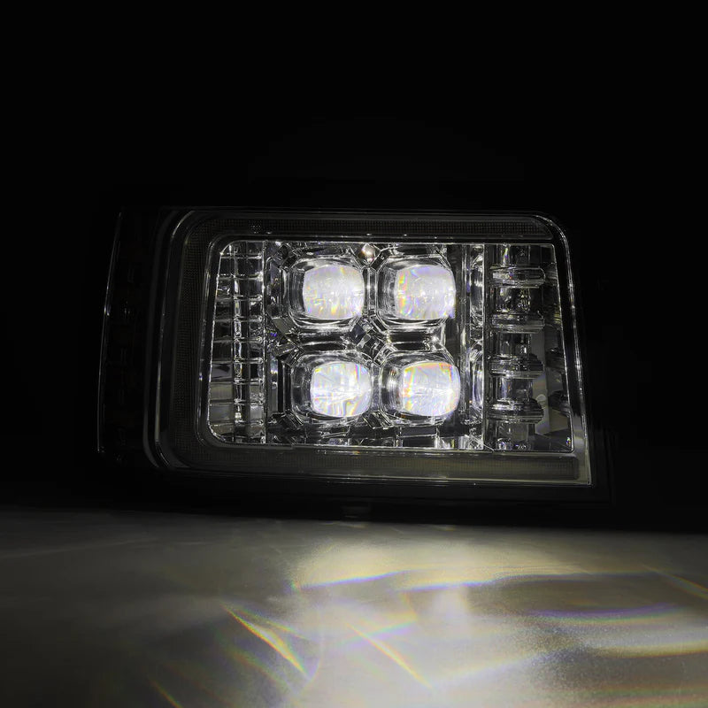 92-96 Ford F-Series/Bronco NOVA-Series LED Projector Headlights Chrome