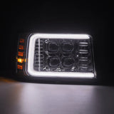 92-96 Ford F-Series/Bronco NOVA-Series LED Projector Headlights Chrome