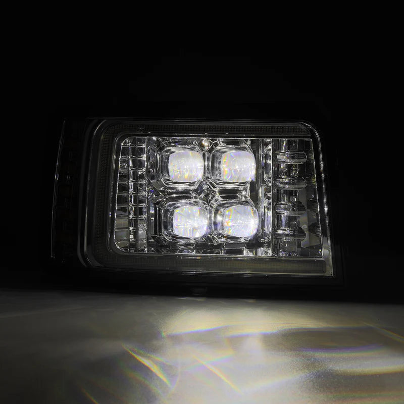 92-96 Ford F-Series/Bronco NOVA-Series LED Projector Headlights Chrome