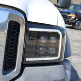92-96 Ford F-Series/Bronco NOVA-Series LED Projector Headlights Chrome