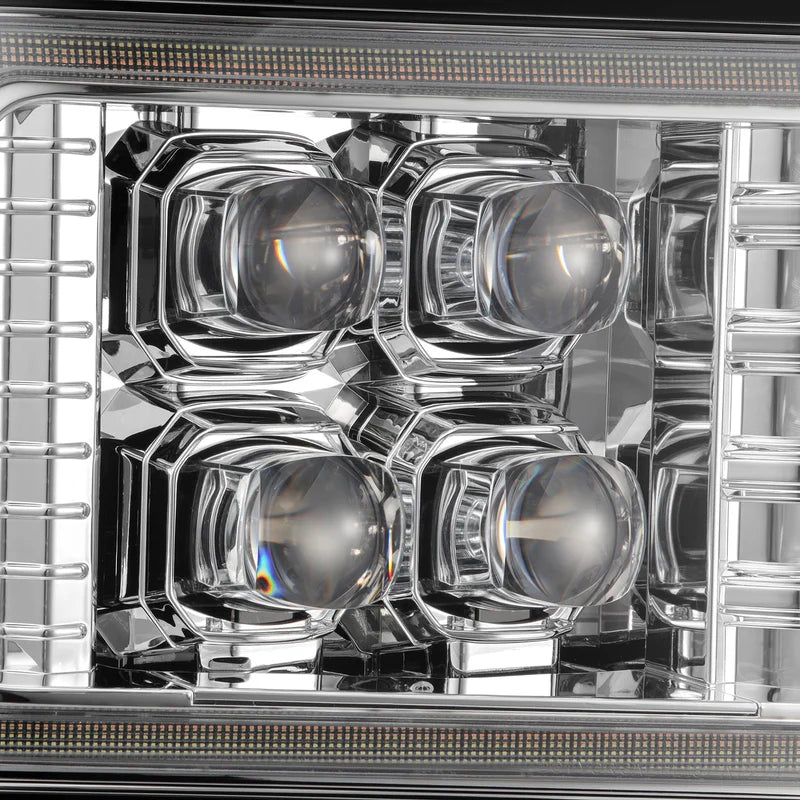 92-96 Ford F-Series/Bronco NOVA-Series LED Projector Headlights Chrome