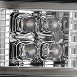 92-96 Ford F-Series/Bronco NOVA-Series LED Projector Headlights Chrome