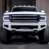 92-96 Ford F-Series/Bronco PRO-Series Halogen Projector Headlights Black