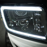 92-96 Ford F-Series/Bronco PRO-Series Halogen Projector Headlights Black